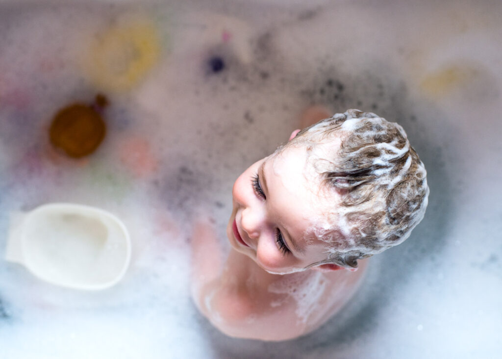 bathtub portrait
