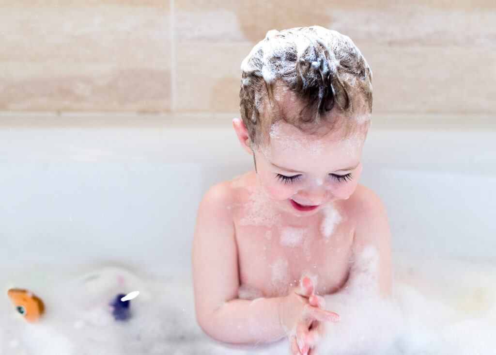 bathtub portrait